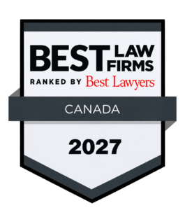 Best Law Firms Canada 2027 award badge, ranked by Best Lawyers.